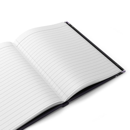 Gemini Purple Twins with Poem Hardcover 150 Page Journal
