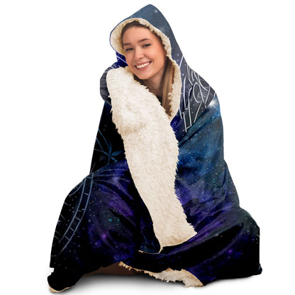 Leo in the Stars Hooded Blanket