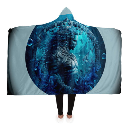 Aquarius Warrior Hooded Blanket