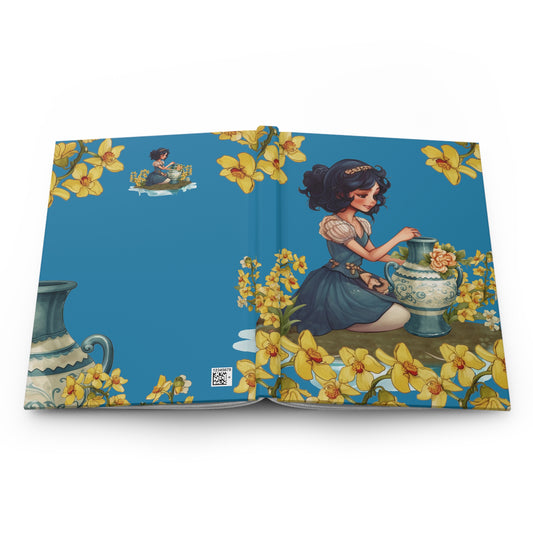 Aquarius Vintage Illustration Hardcover 150 Page Journal
