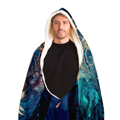 Aquarius Water Goddess Hooded Blanket