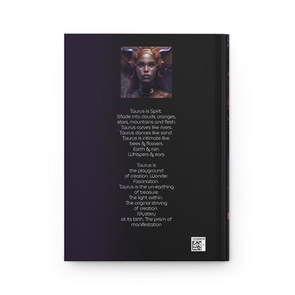 Taurus Warrior Goddess with Poem Hardcover 150 Page Journal