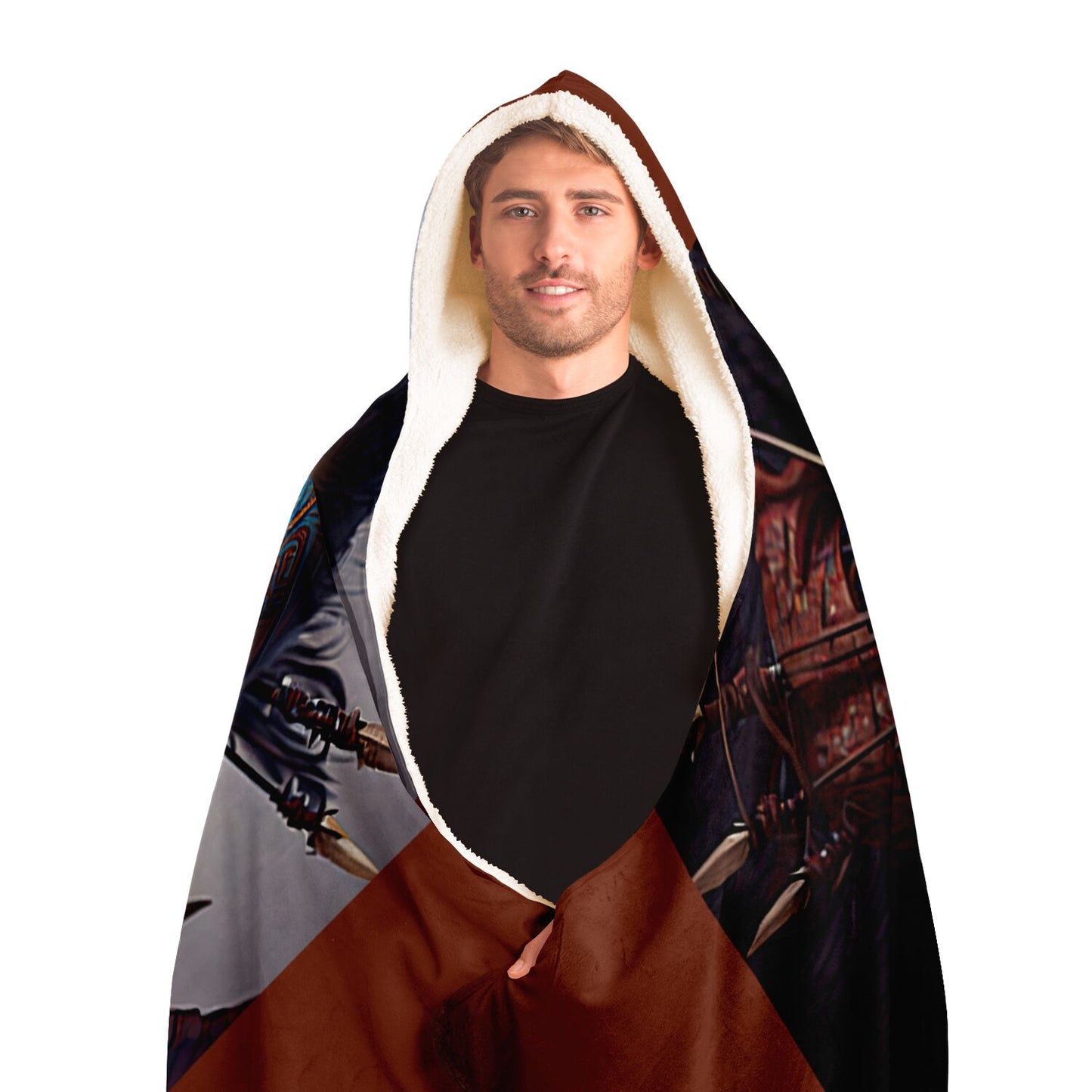 Sagittarius Warrior Goddess Hooded Blanket