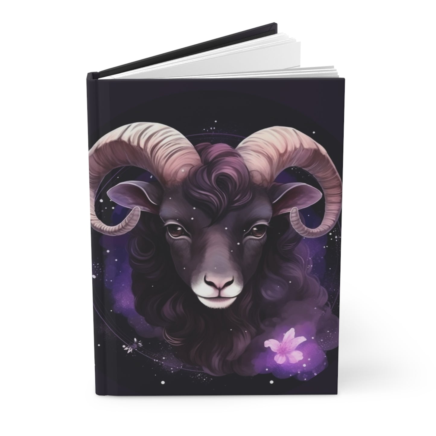 Aries Caricature with Poem Hardcover 150 Page Journal