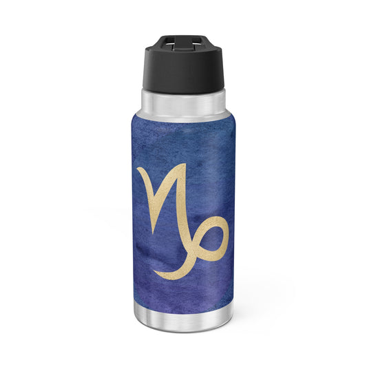 Capricorn Zodiac Sign ~ 32oz Tumbler With Lid and Straw