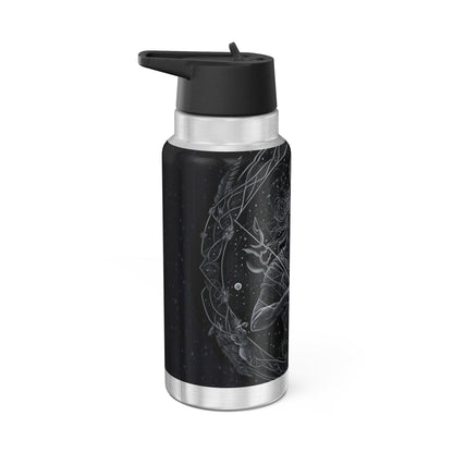 Sagittarius Warrior Zodiac Sign ~ Tumbler 32oz With Lid and Straw