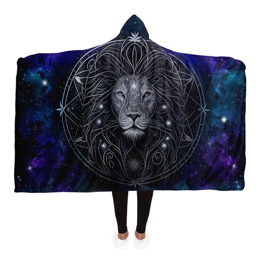 Leo in the Stars Hooded Blanket