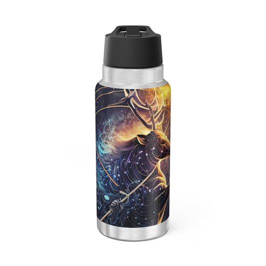 Sagittarius Zodiac Sign Centaur Illustration ~ 32oz Tumbler With Lid and Straw