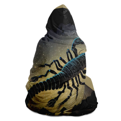 Scorpio in the Sky Hooded Blanket