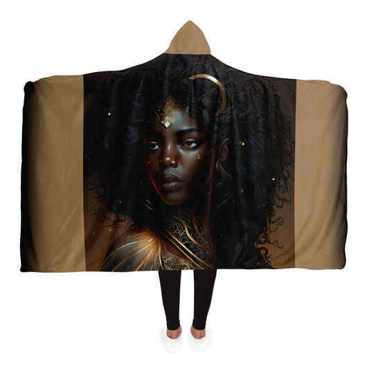 Virgo Earth Goddess Hooded Blanket