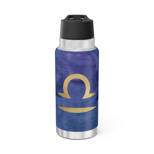 Libra Zodiac Sign ~ 32oz Tumbler With Lid and Straw