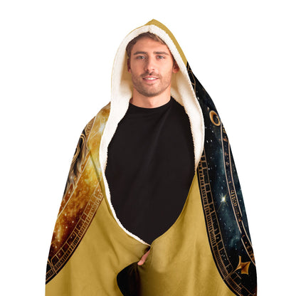 Leo in the Stars Hooded Blanket