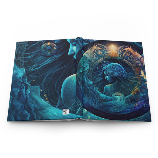 Aquarius Star Goddess Hardcover 150 Page Journal