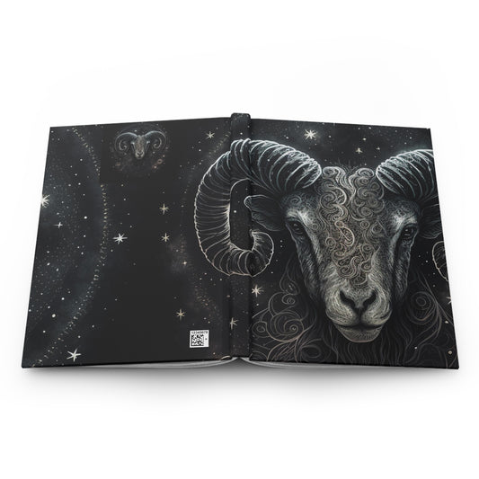 Aries in the Stars Hardcover 150 Page Journal