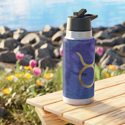 Taurus Zodiac Sign ~ 32oz Tumbler With Lid and Straw