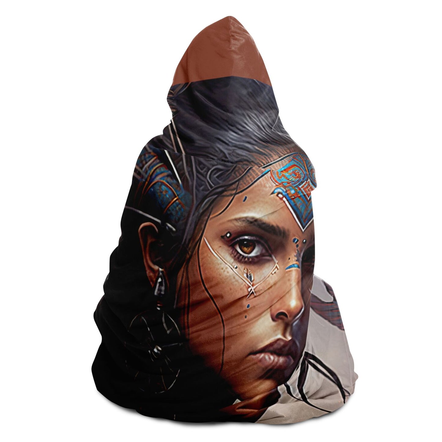 Sagittarius Warrior Goddess Hooded Blanket