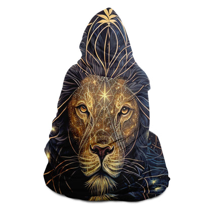 Leo Golden Lion Hooded Blanket