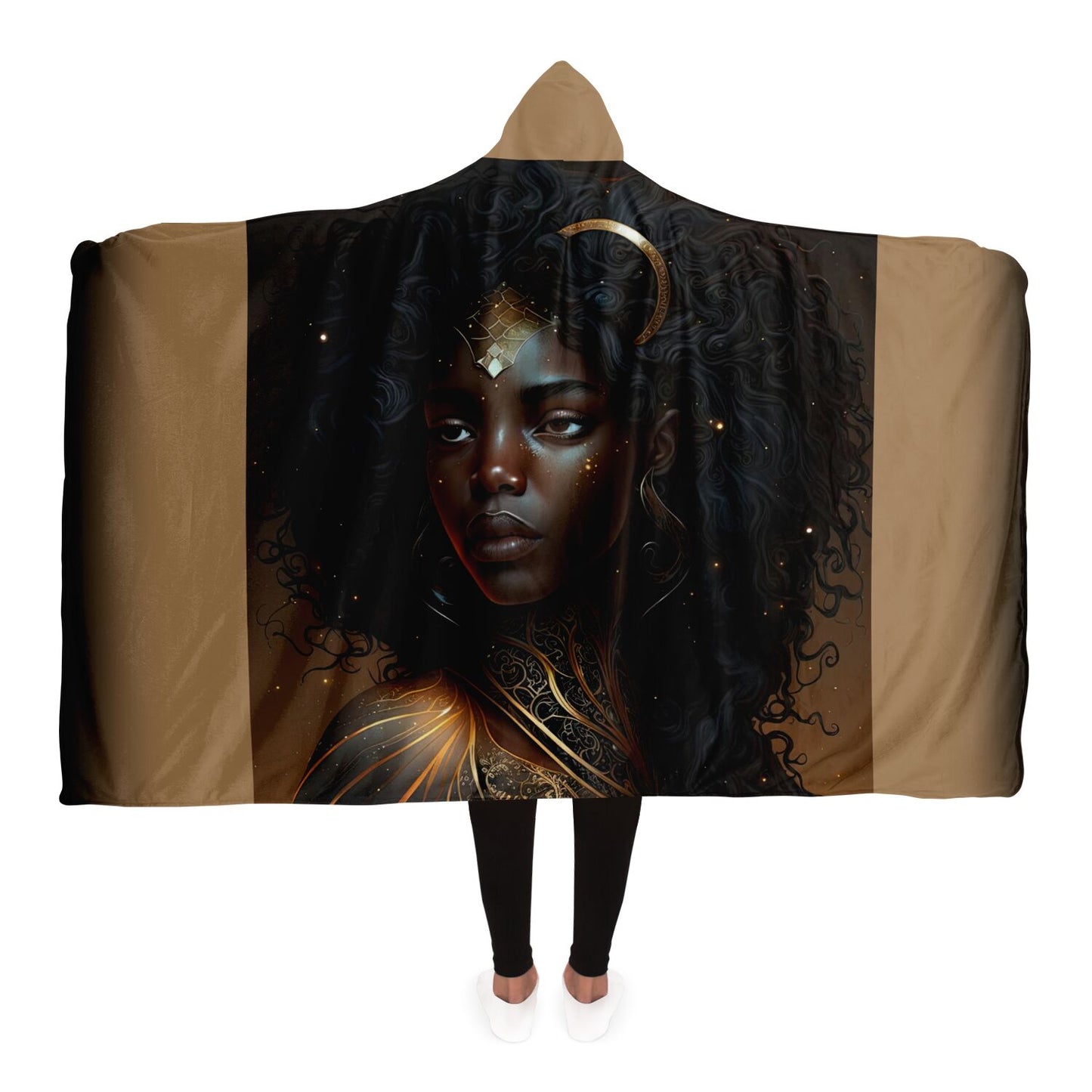 Virgo Earth Goddess Hooded Blanket