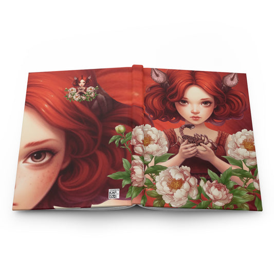 Scorpio Vintage Illustration Hardcover 150 Page Journal