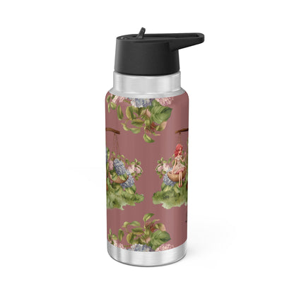 Libra Zodiac Sign Vintage Illustration ~ 32oz Tumbler With Lid and Straw