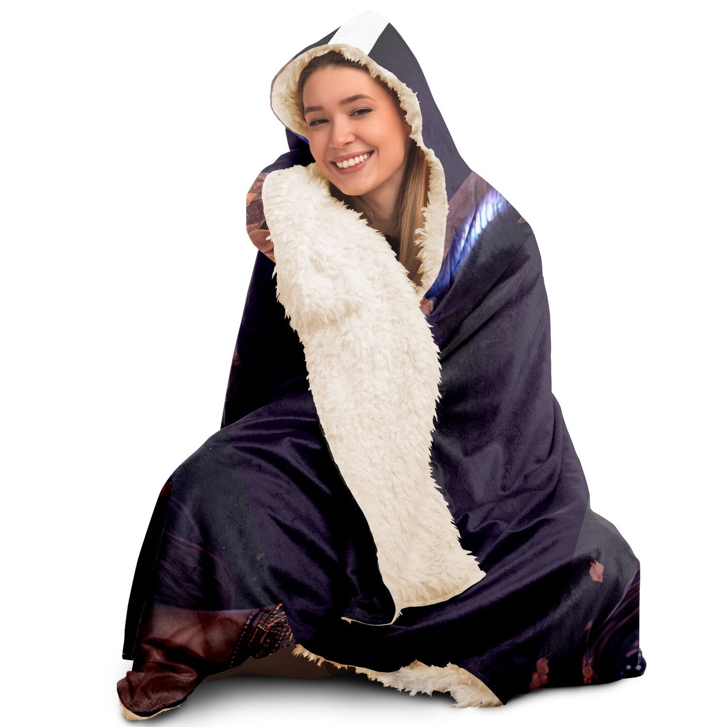 Taurus Earth Goddess Hooded Blanket