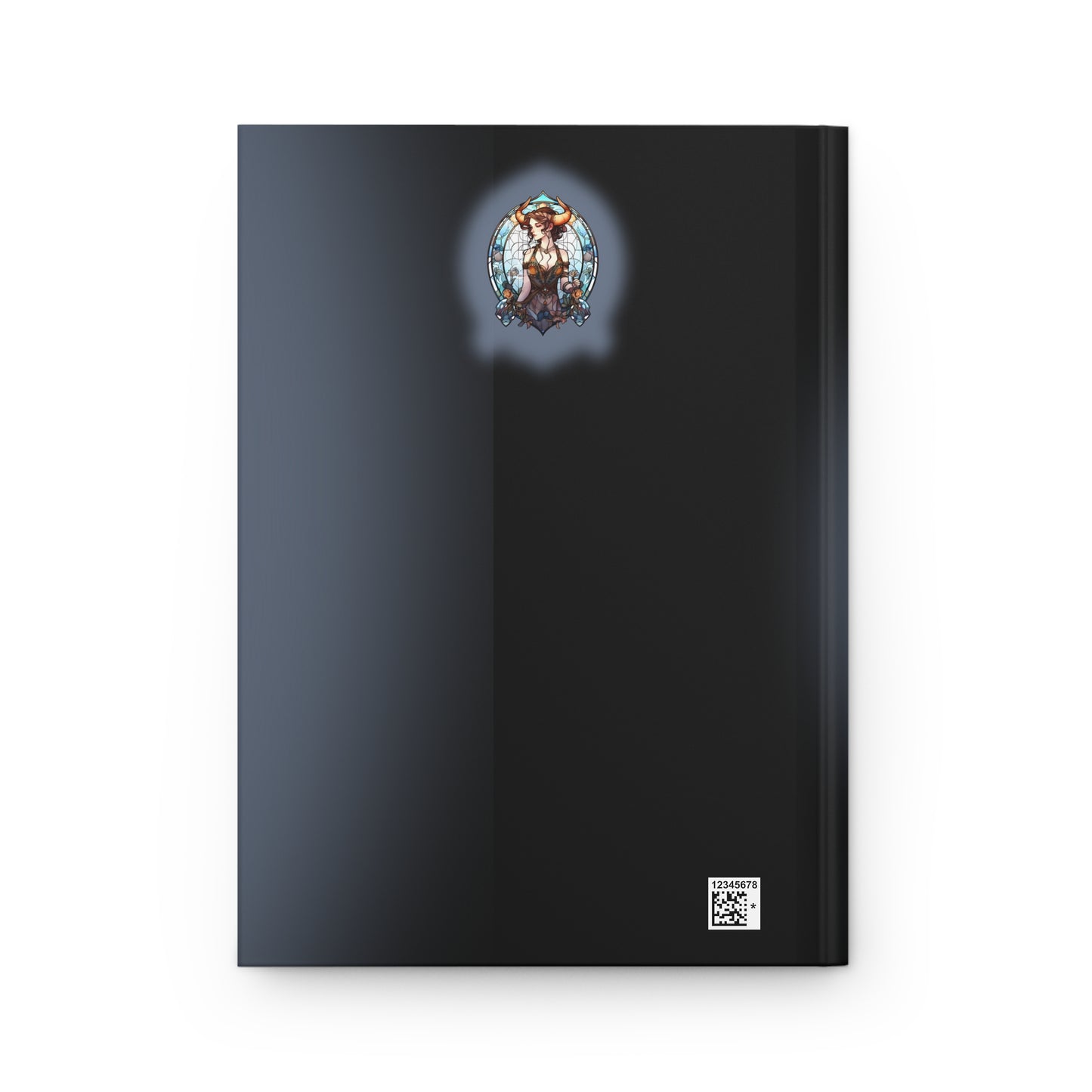 Taurus Stained Glass Illustration Hardcover 150 Page Journal