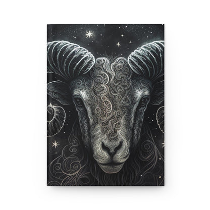Aries in the Stars with Aries Poem Hardcover 150 Page Journal
