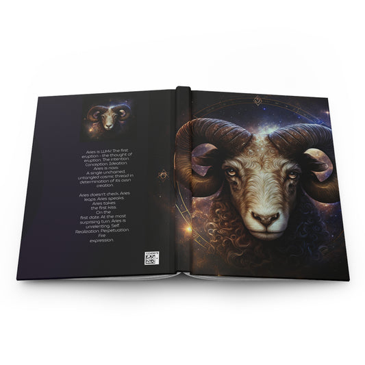 Aries The Ram with Poem Hardcover 150 Page Journal