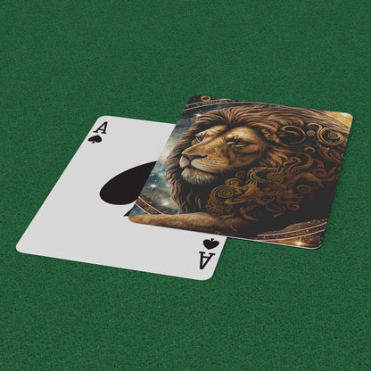 Leo in the Stars Set of Playing Cards