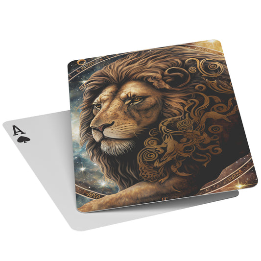 Leo in the Stars Set of Playing Cards