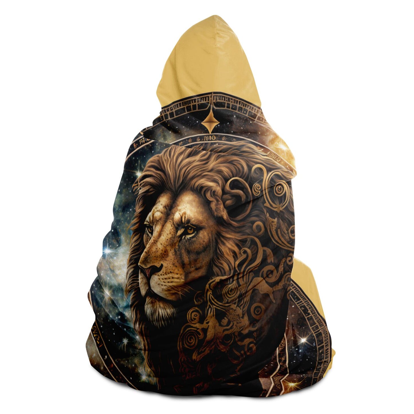 Leo with Gold Halo Hooded Blanket