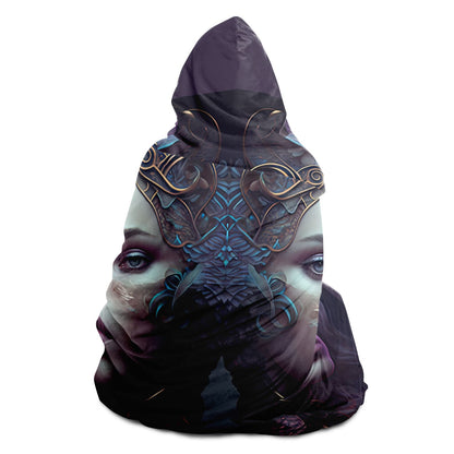 Gemini Warrior Twins Hooded Blanket