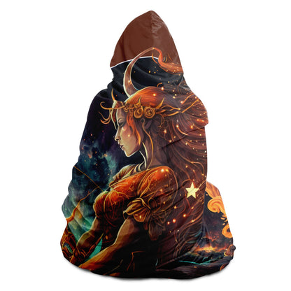 Sagittarius Goddess Hooded Blanket