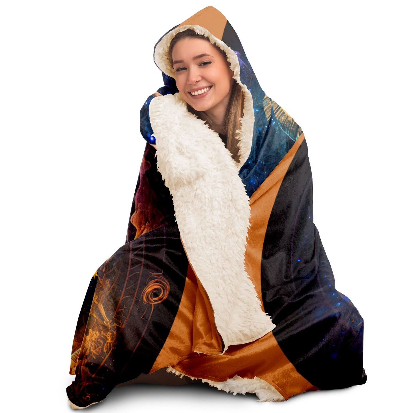 Capricorn Goat Hooded Blanket