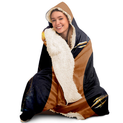 Sagittarius Bow and Steed Hooded Blanket