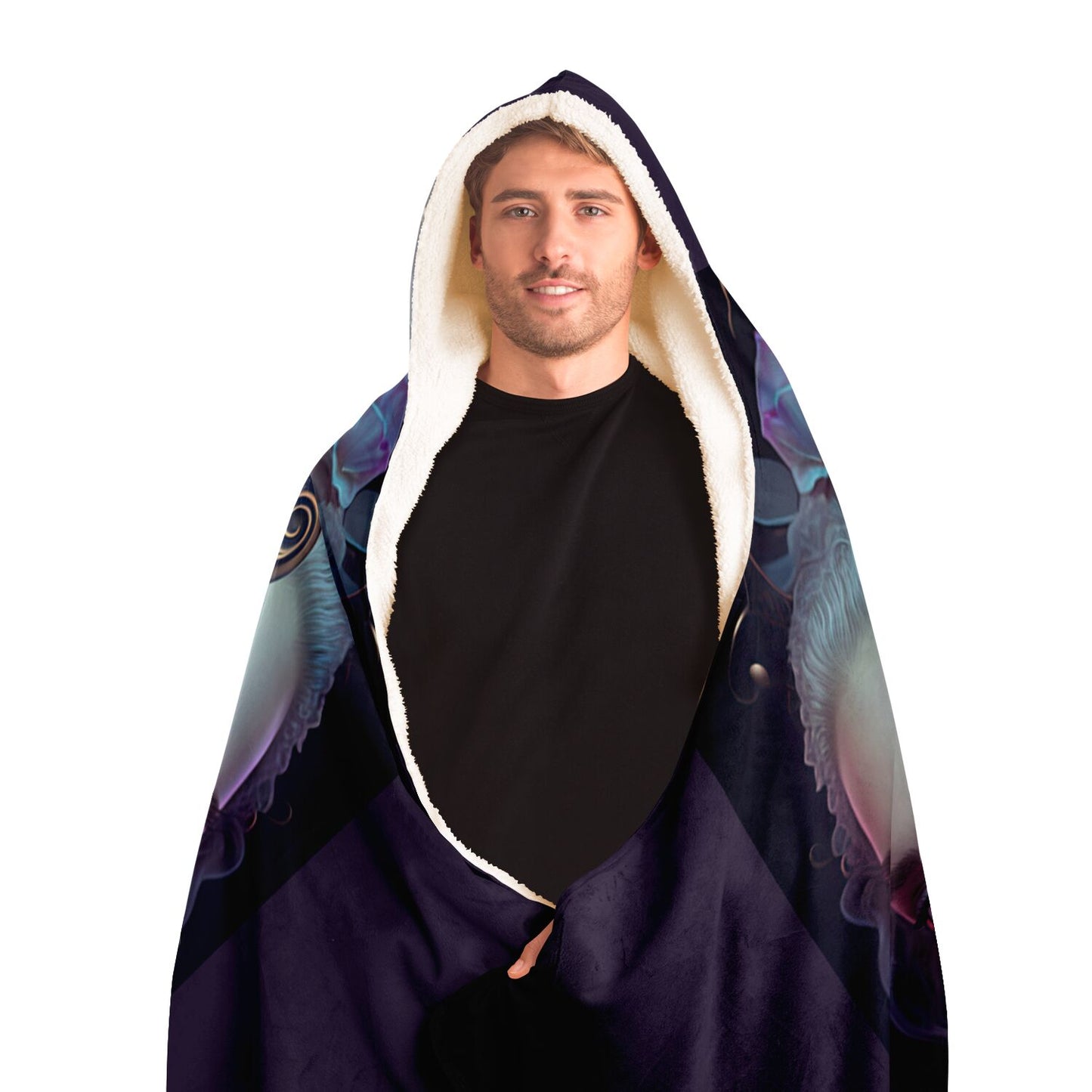 Gemini Warrior Twins Hooded Blanket