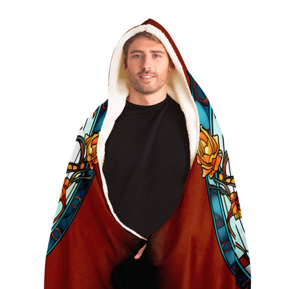 Scorpio Stained Glass Hooded Blanket