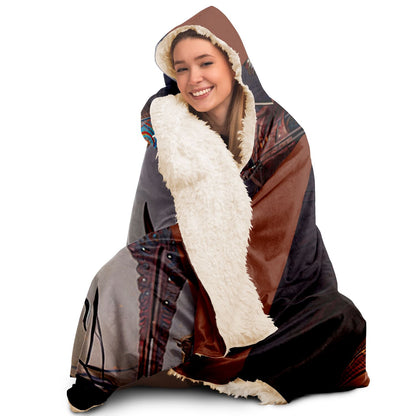 Sagittarius Warrior Goddess Hooded Blanket