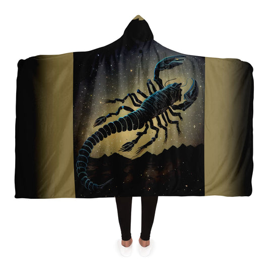 Scorpio in the Sky Hooded Blanket