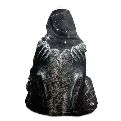 Aries Ram Hooded Blanket