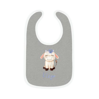 Baby virgo Bib: Bull-Aries Watercolor