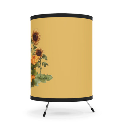 Leo Vintage Illustration Printed Shade Tripod Lamp, US\CA plug