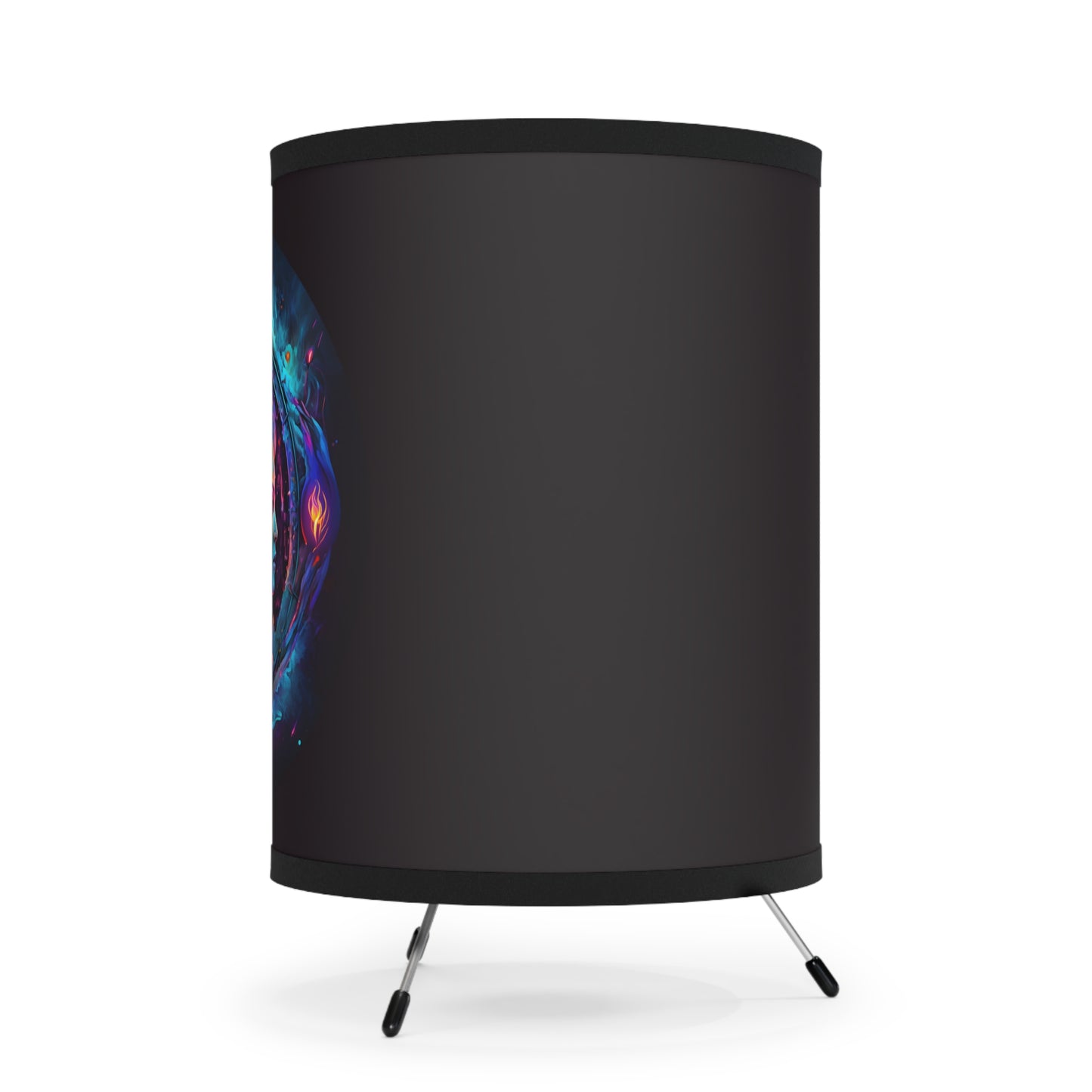 Gemini Water and Fire Twins Printed Shade Tripod Lamp, US\CA plug