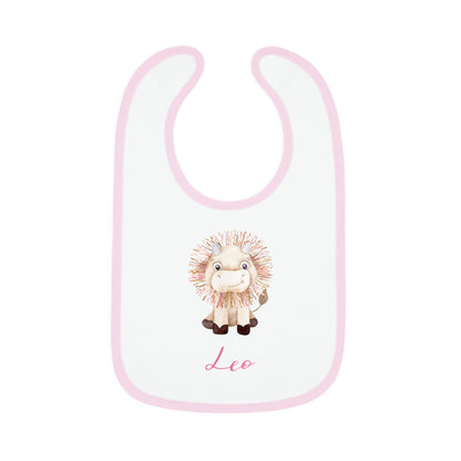 Baby Leo Bib: Bull-Aries Watercolor