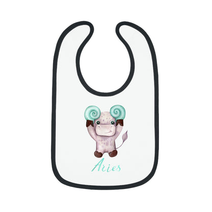 Baby Aries Bib: Bull-Aries Watercolor