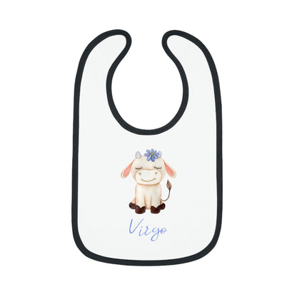 Baby virgo Bib: Bull-Aries Watercolor