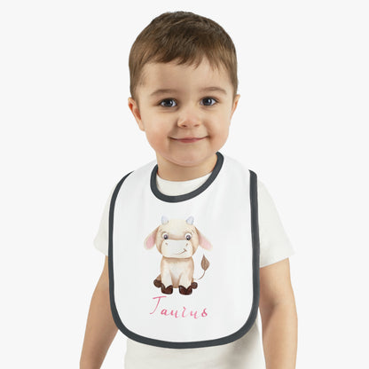 Baby Taurus Bib: Bull-Aries Watercolor