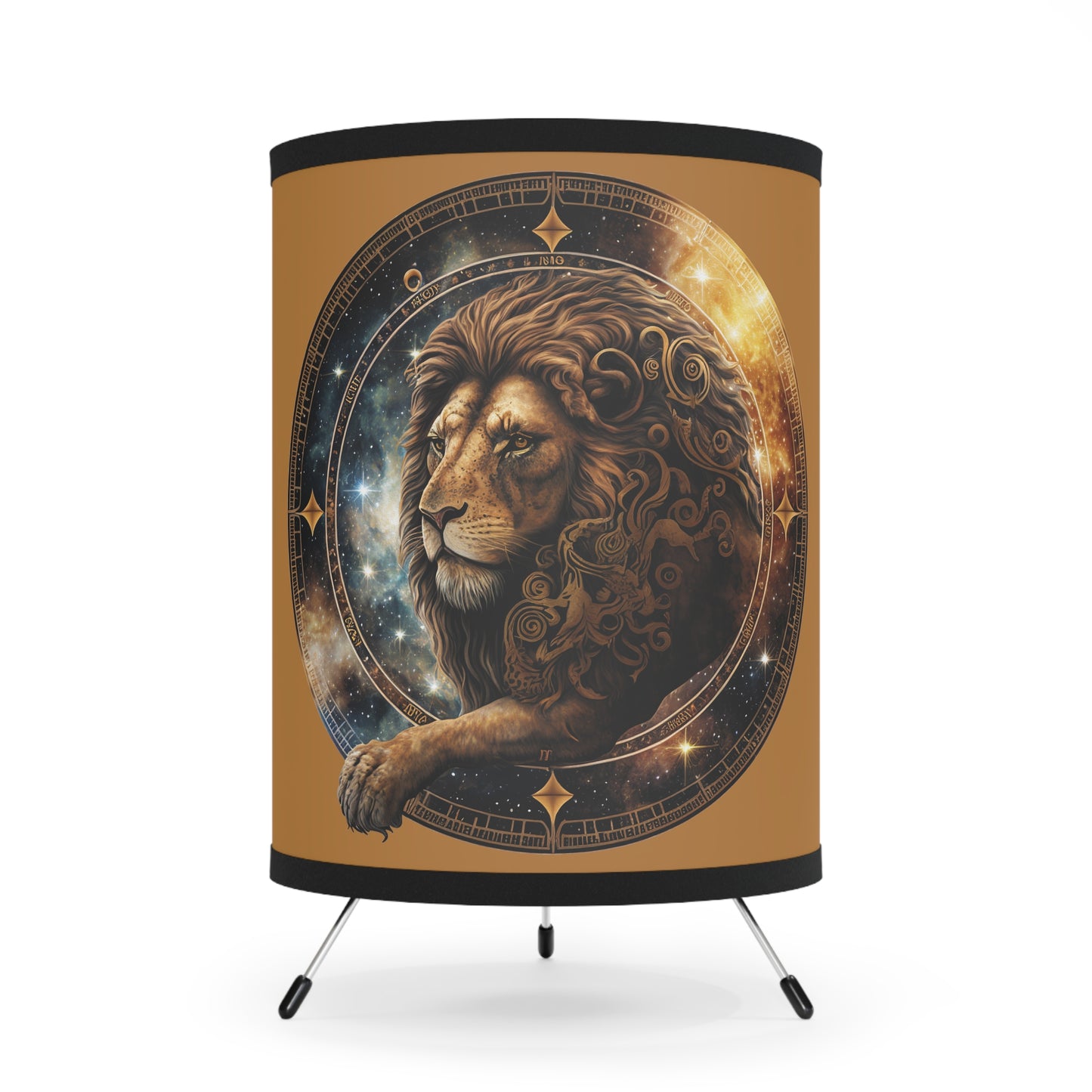 Leo Printed Shade Tripod Lamp, US\CA plug