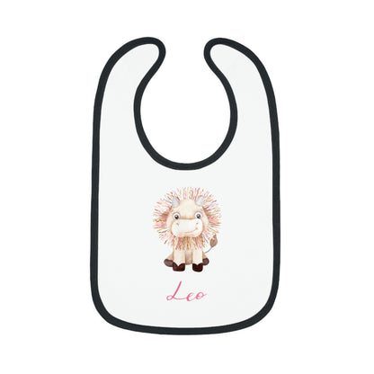 Baby Leo Bib: Bull-Aries Watercolor