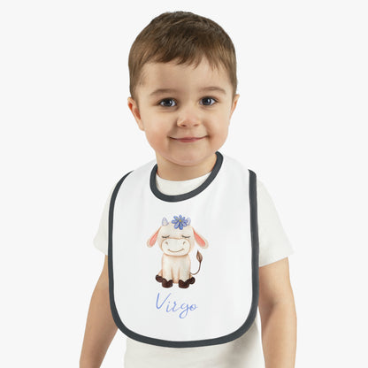 Baby virgo Bib: Bull-Aries Watercolor